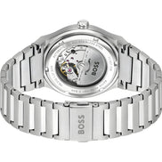 Hugo Boss Gray Stainless Steel Dress Watch