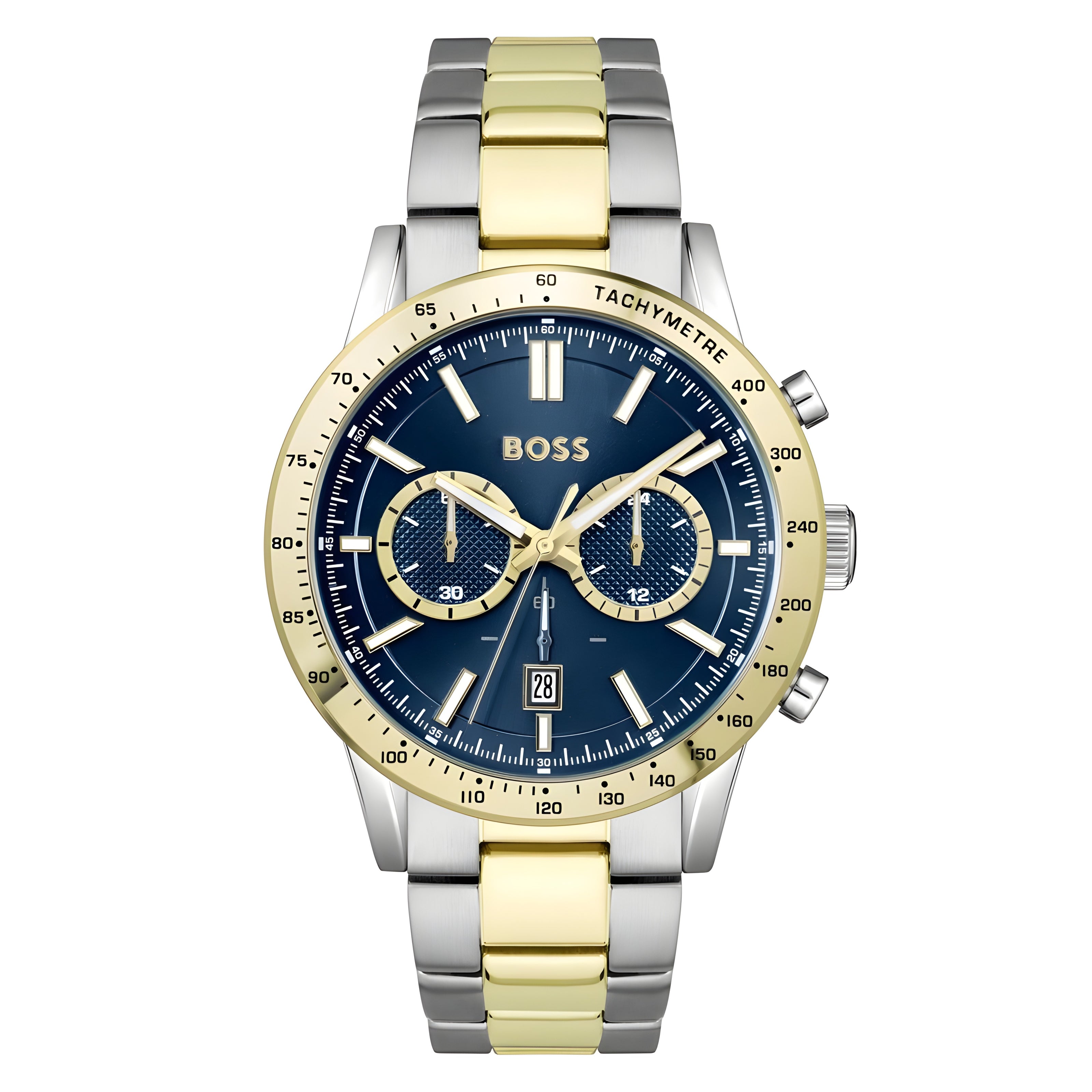 Hugo Boss Grey Stainless Steel Dress Watch