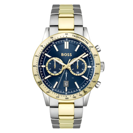 Ceas elegant Hugo Boss gri din oțel inoxidabil