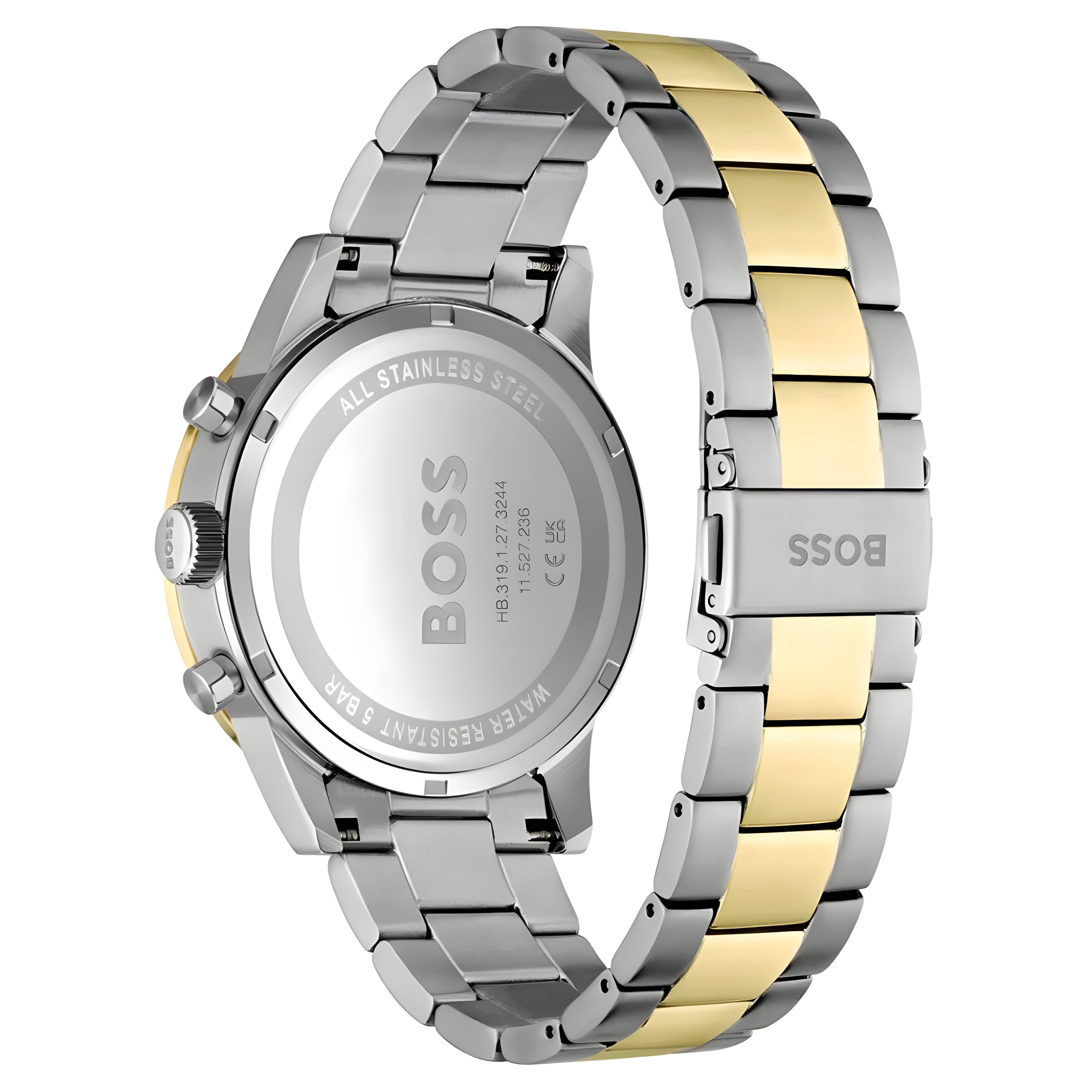 Hugo Boss Grey Stainless Steel Dress Watch