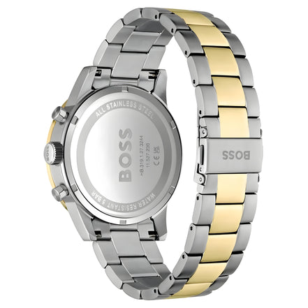 Hugo Boss Grey Stainless Steel Dress Watch