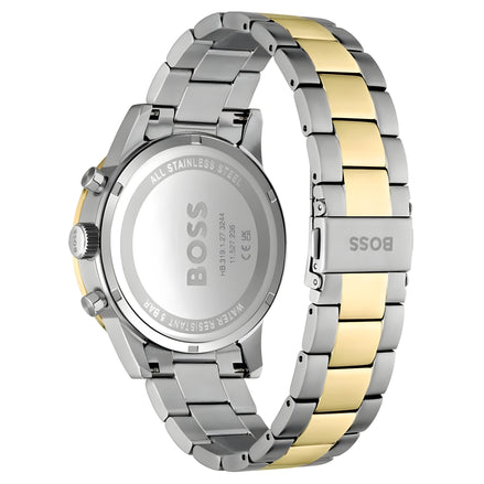 Ceas elegant Hugo Boss gri din oțel inoxidabil