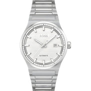 Ceas elegant Hugo Boss, din oțel inoxidabil gri