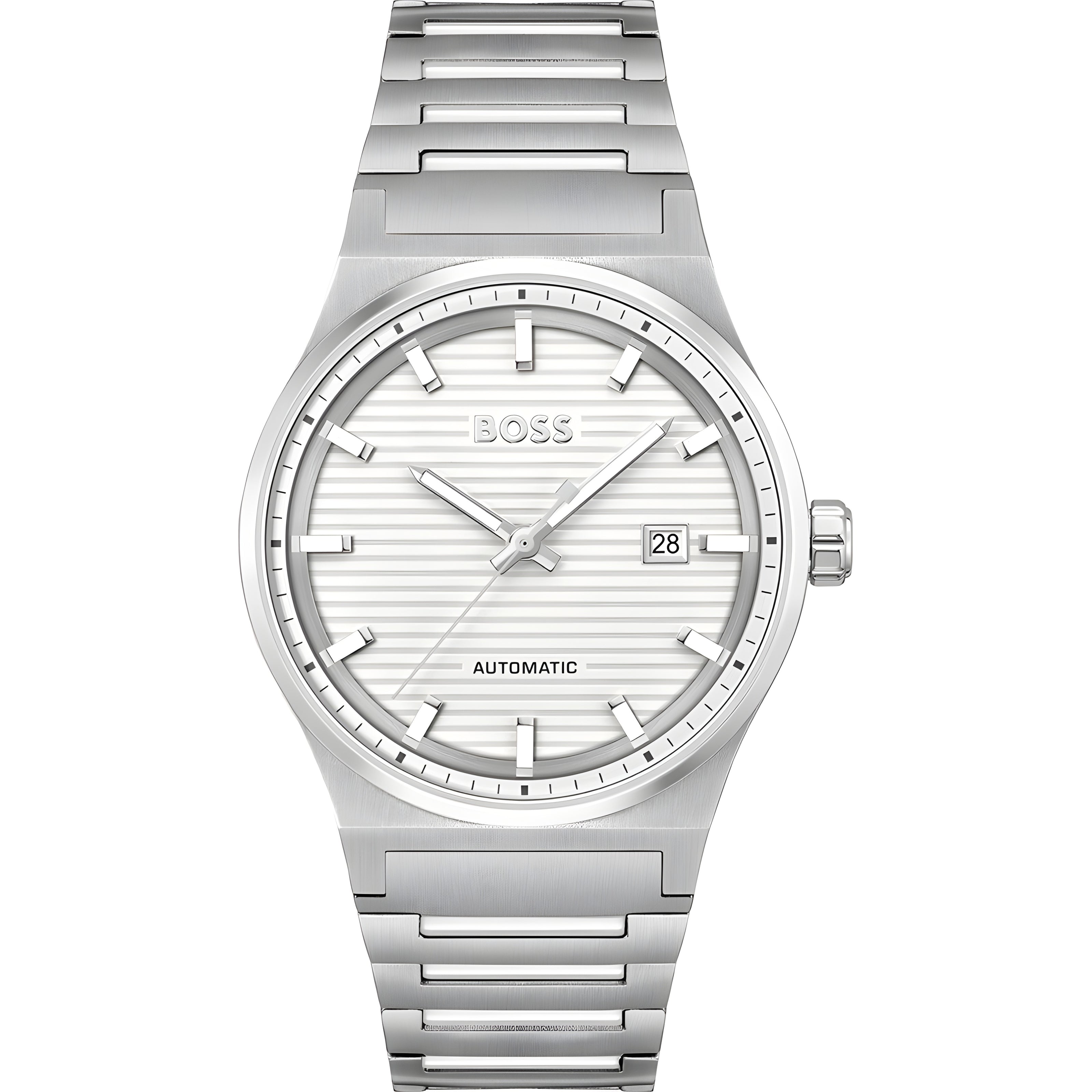 Ceas elegant Hugo Boss, din oțel inoxidabil gri