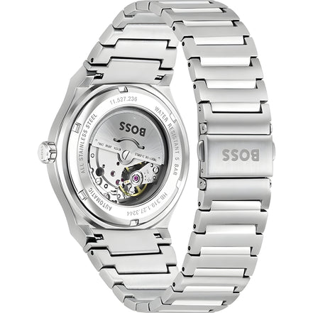 Ceas elegant Hugo Boss, din oțel inoxidabil gri