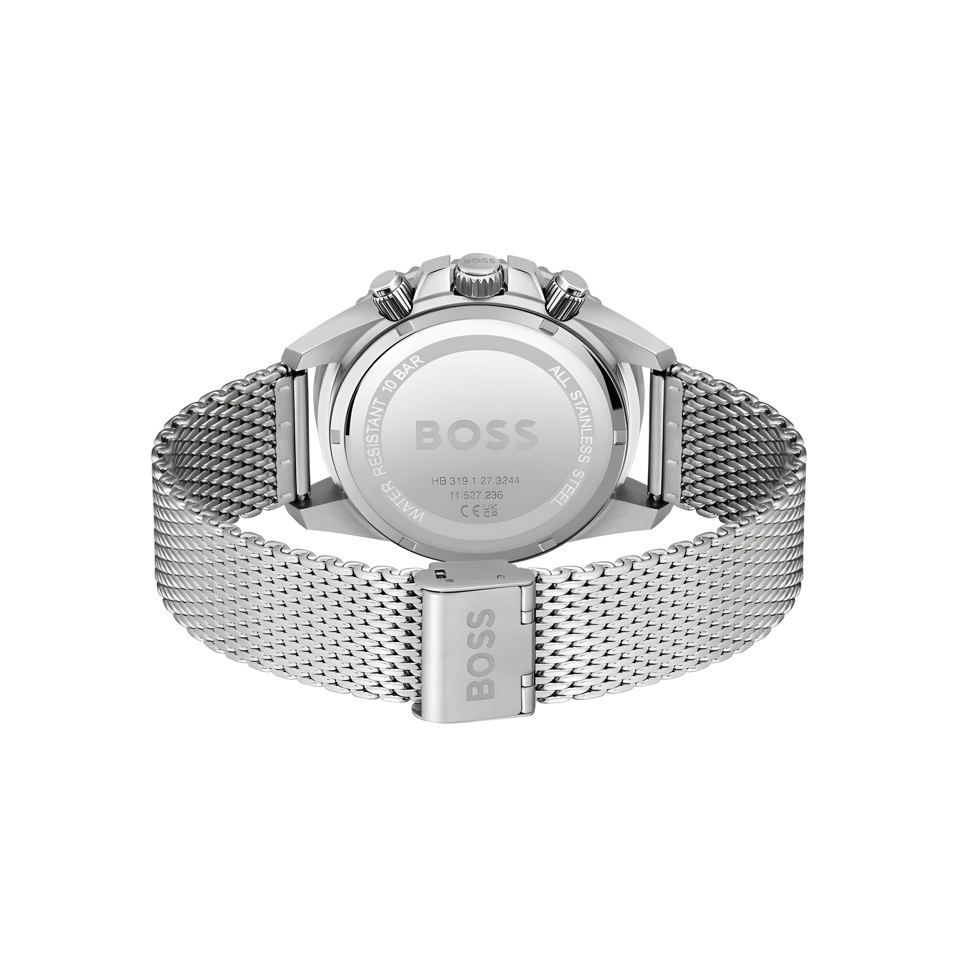 Ceas elegant Hugo Boss din oțel inoxidabil gri