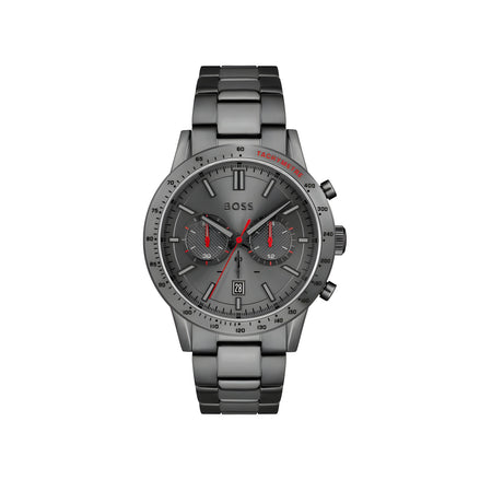 Hugo Boss Grey Stainless Steel Dress Watch
