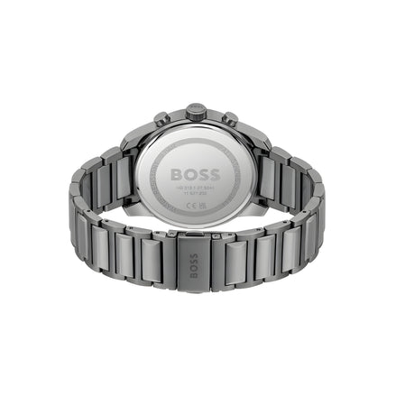 Hugo Boss Grey Stainless Steel Dress Watch