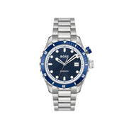 Hugo Boss Grey Stainless Steel Dress Watch