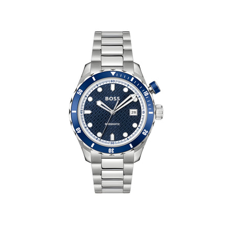 Hugo Boss Grey Stainless Steel Dress Watch