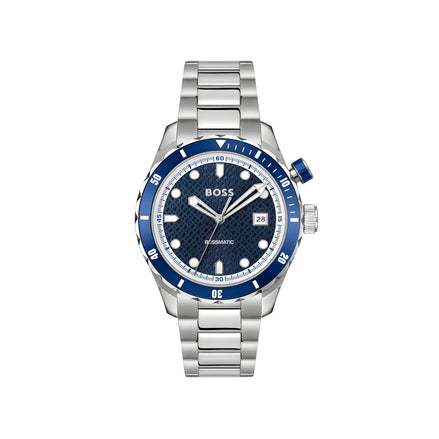 Hugo Boss Grey Stainless Steel Dress Watch