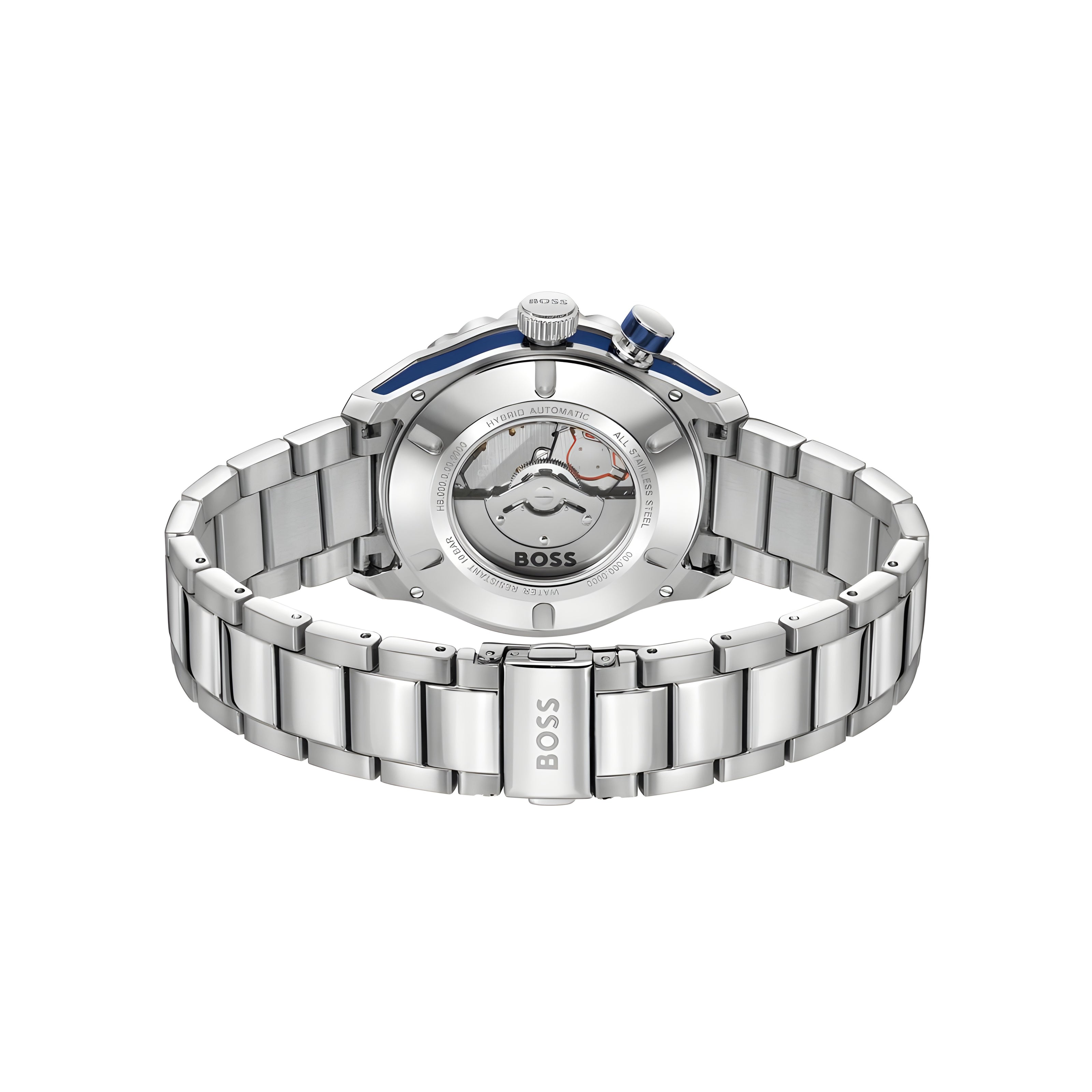 Hugo Boss Grey Stainless Steel Dress Watch