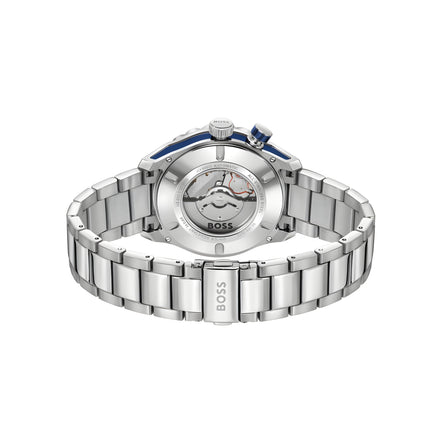 Hugo Boss Grey Stainless Steel Dress Watch