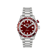 Hugo Boss Grey Stainless Steel Dress Watch