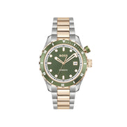 Ceas elegant Hugo Boss gri din oțel inoxidabil