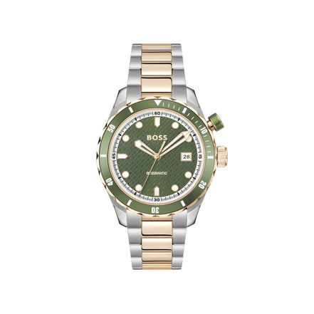 Ceas elegant Hugo Boss gri din oțel inoxidabil