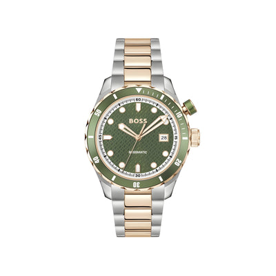 Hugo Boss Grey Stainless Steel Dress Watch