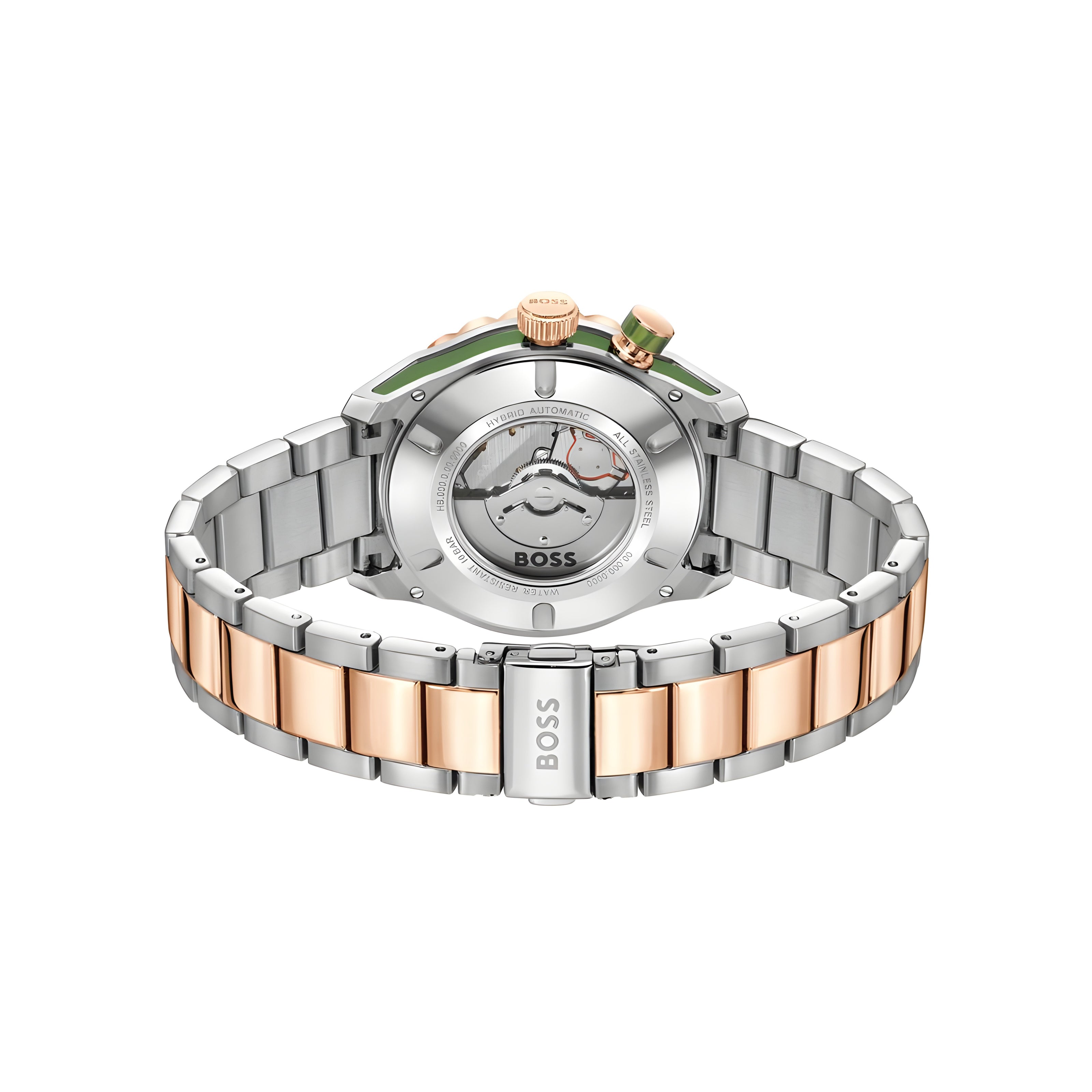 Ceas elegant Hugo Boss gri din oțel inoxidabil