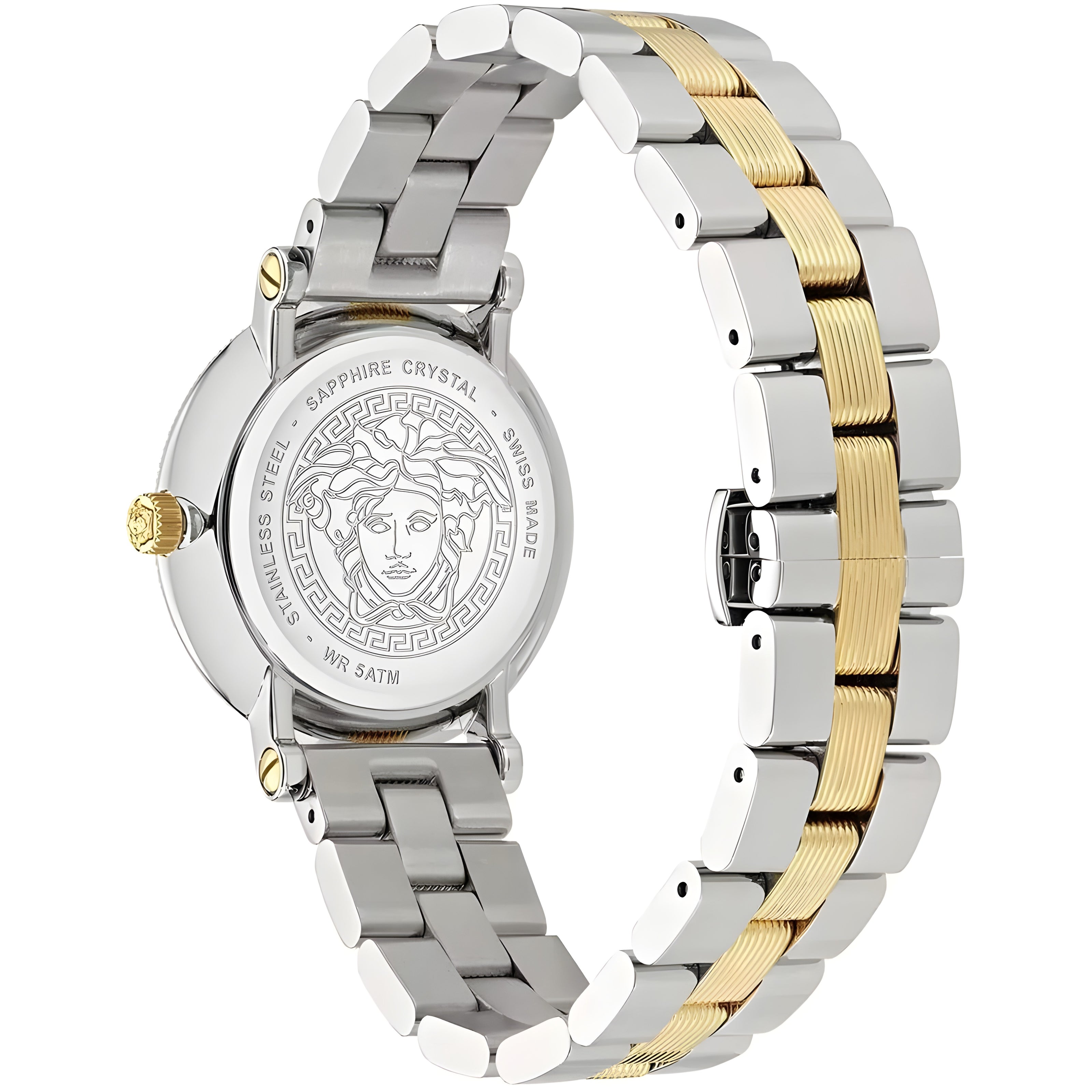 Ceas de damă Versace Grey din oțel inoxidabil
