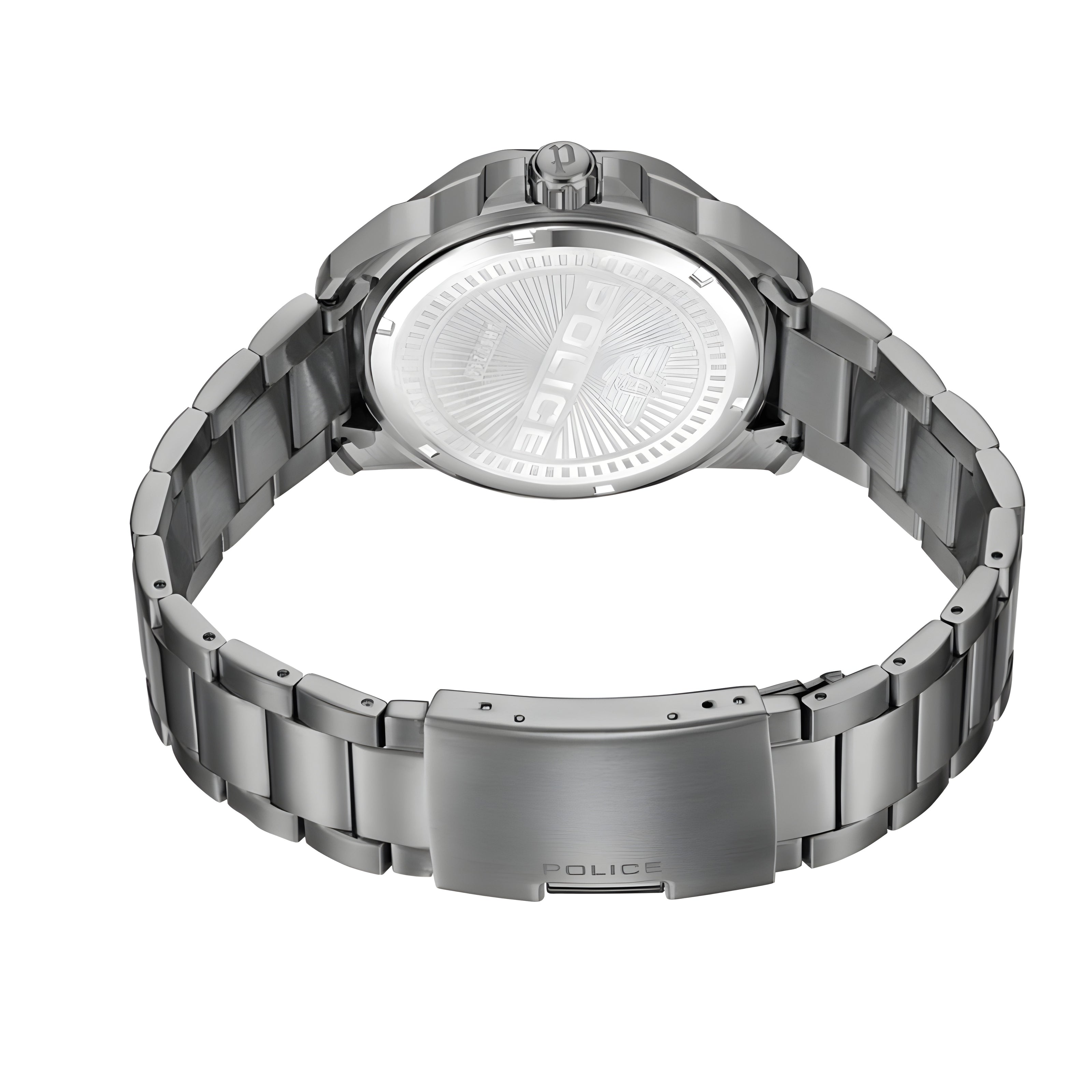 Police Grey Stainless Steel Dress Watch