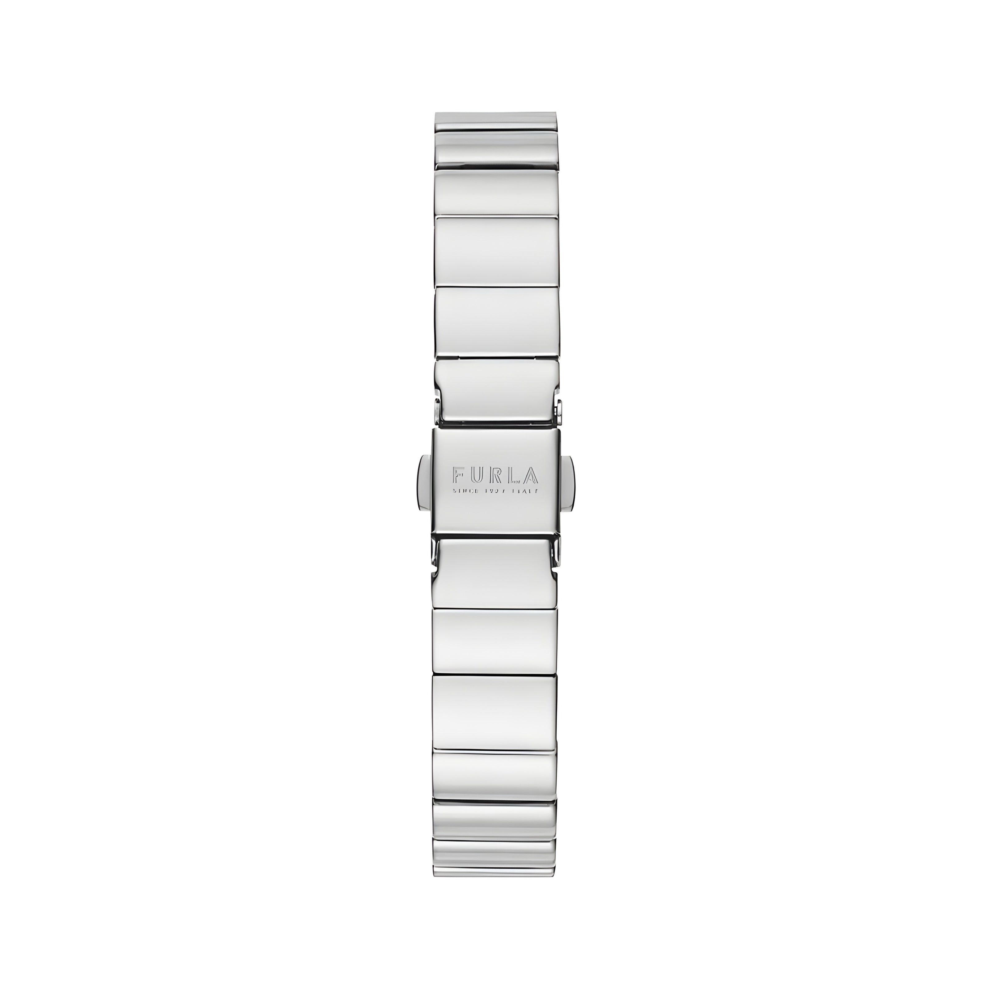 Ceas elegant Furla din oțel inoxidabil gri