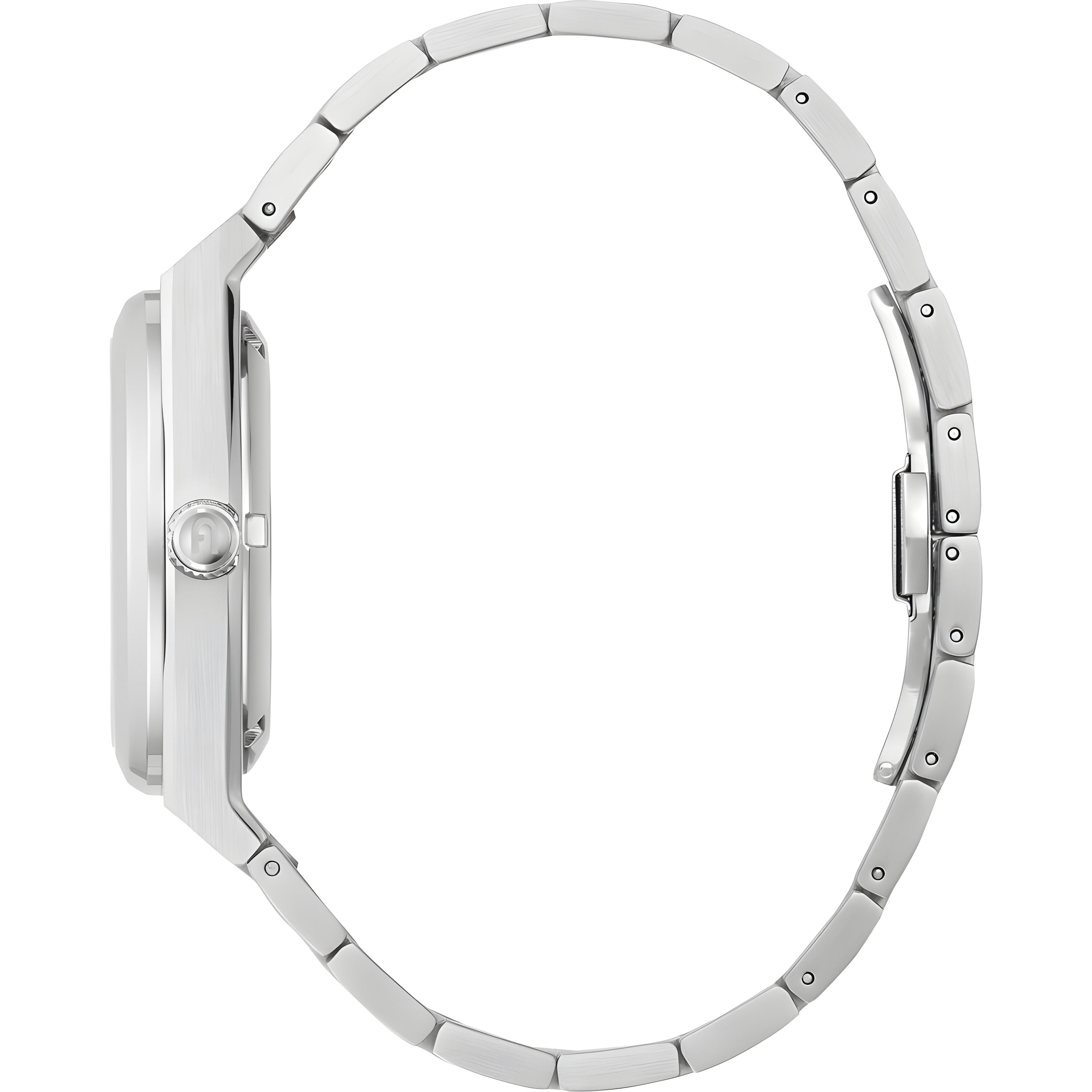 Ceas elegant Furla din oțel inoxidabil gri