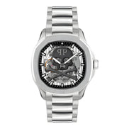 Philipp Plein Gray Stainless Steel Dress Watch