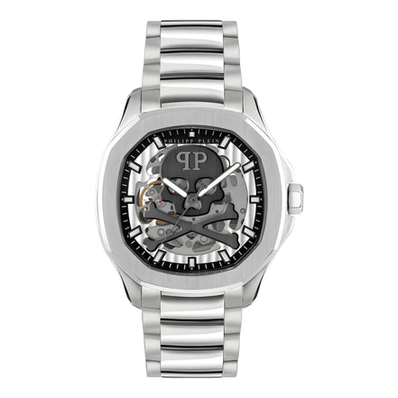 Philipp Plein Gray Stainless Steel Dress Watch