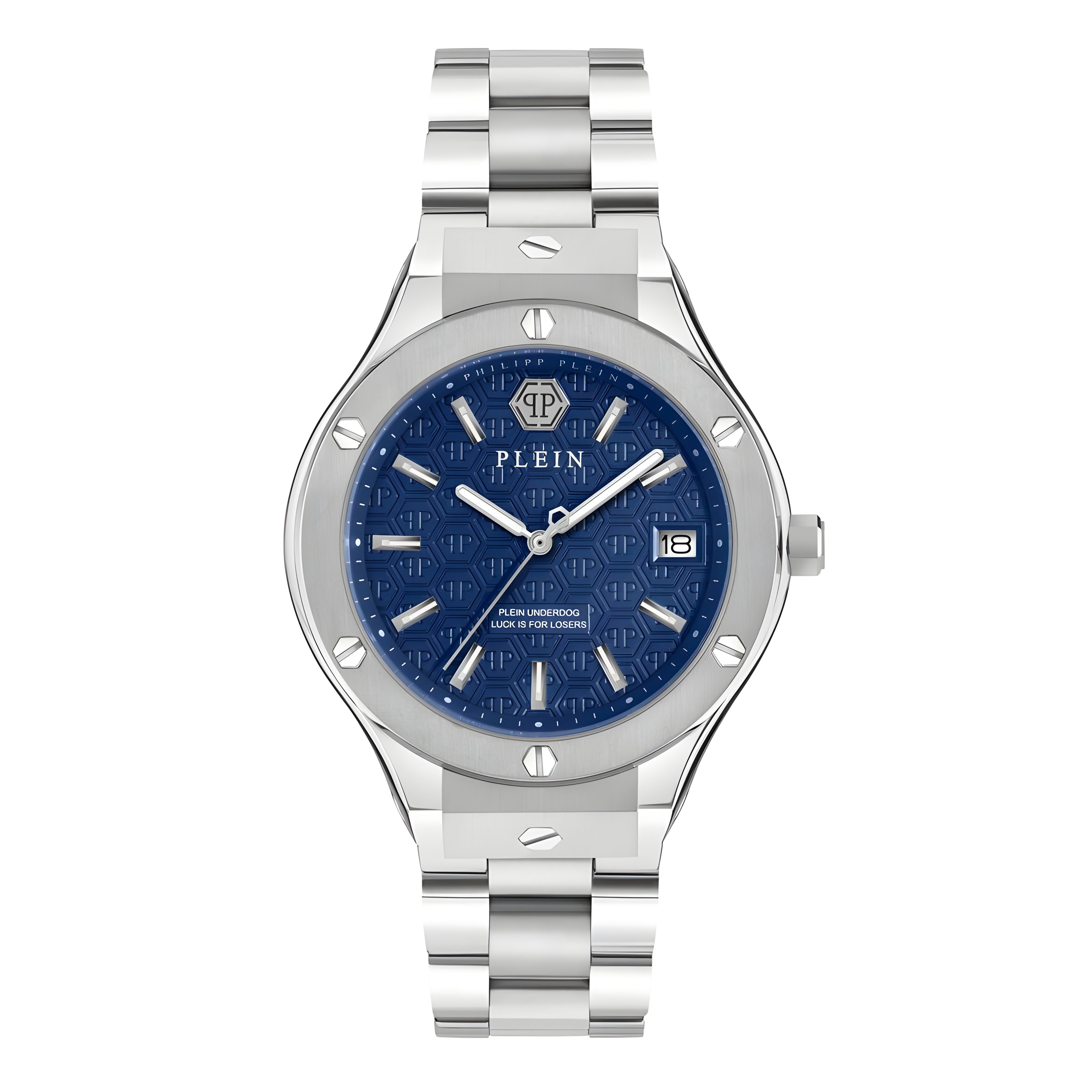 Philipp Plein Gray Stainless Steel Dress Watch