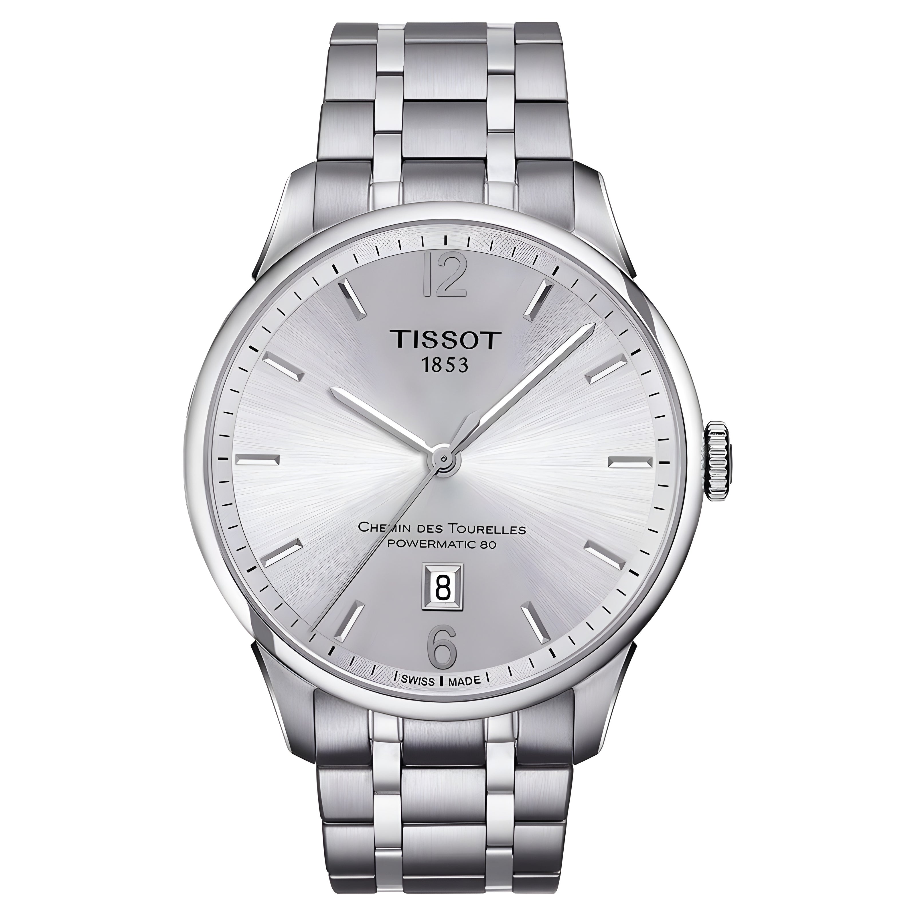 Tissot Gray Stainless Steel Dress Watch