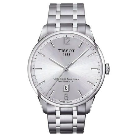 Tissot Gray Stainless Steel Dress Watch