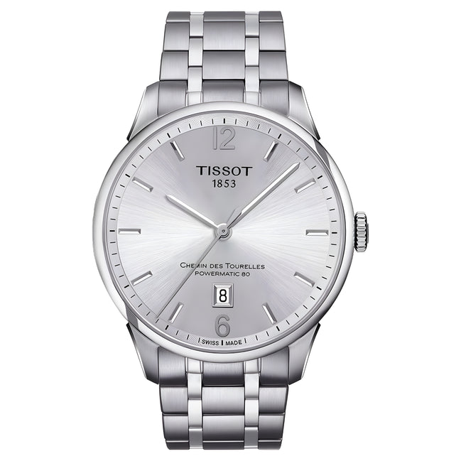 Tissot Gray Stainless Steel Dress Watch