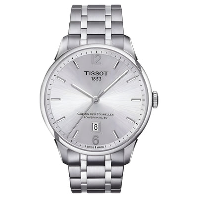 Tissot Gray Stainless Steel Dress Watch