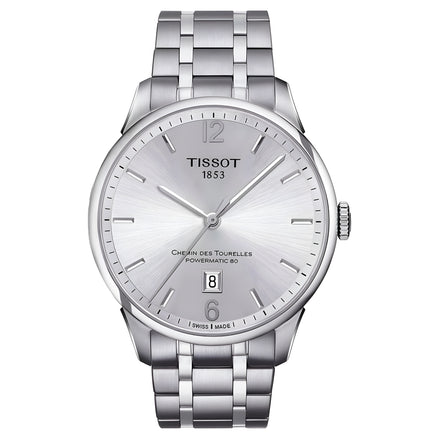Tissot Gray Stainless Steel Dress Watch