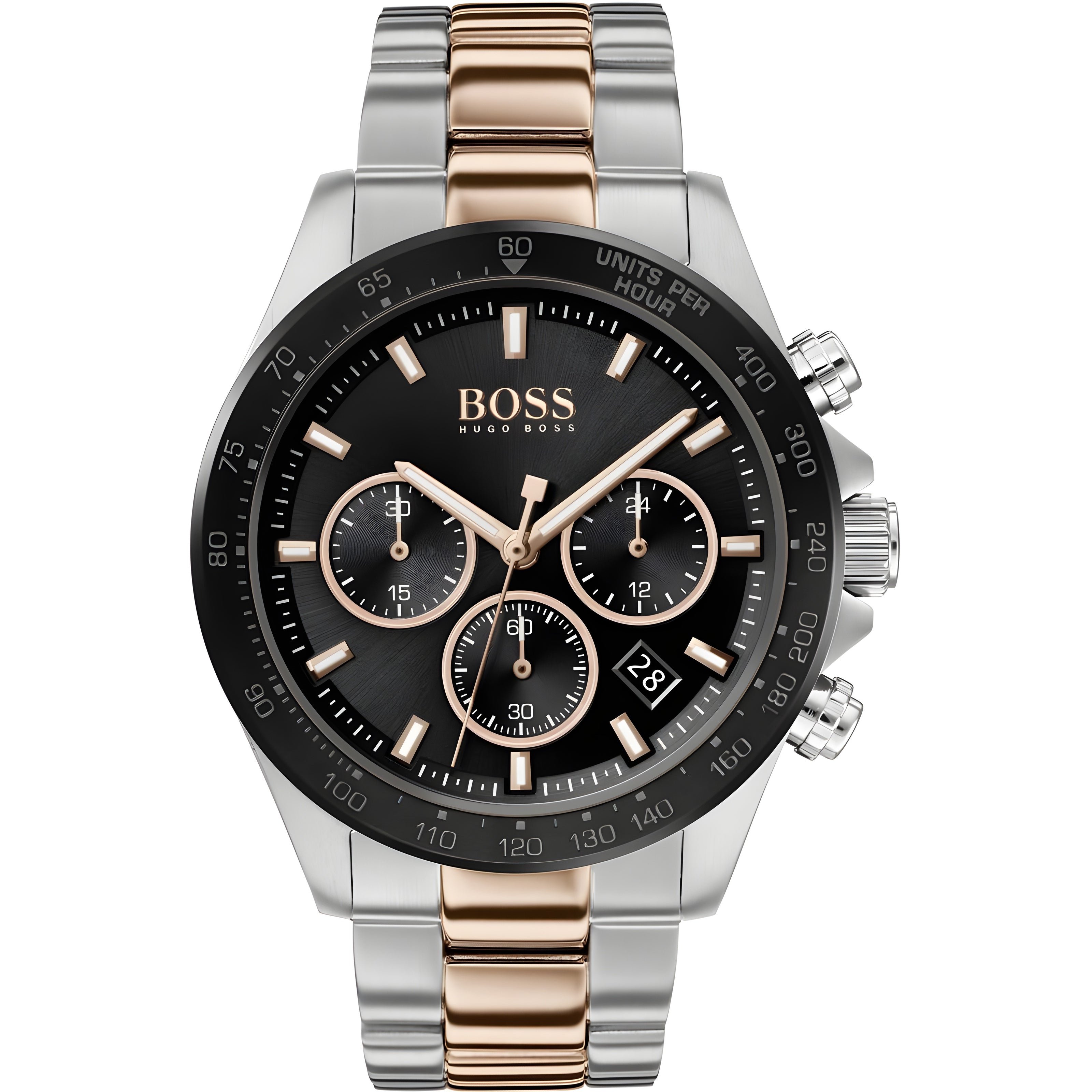 Hugo Boss Gray Stainless Steel Dress Watch