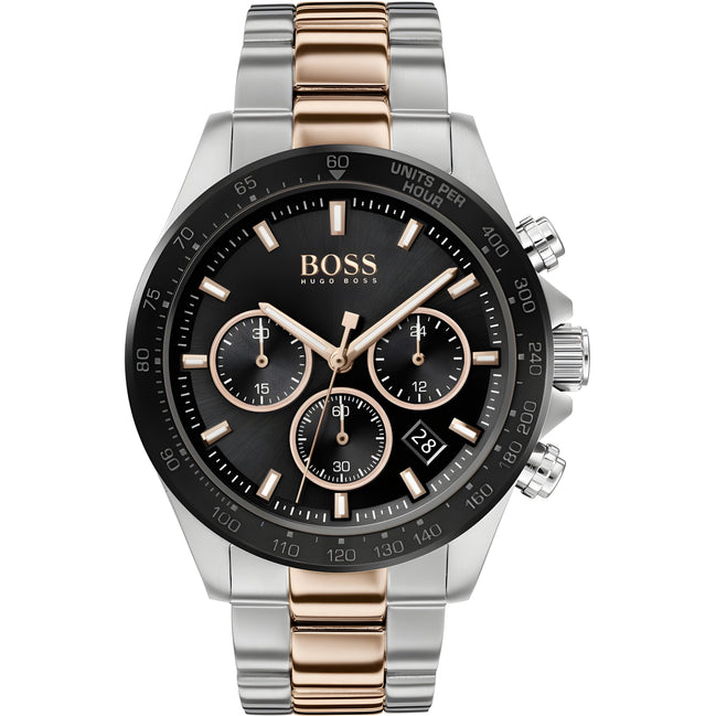 Hugo Boss Gray Stainless Steel Dress Watch