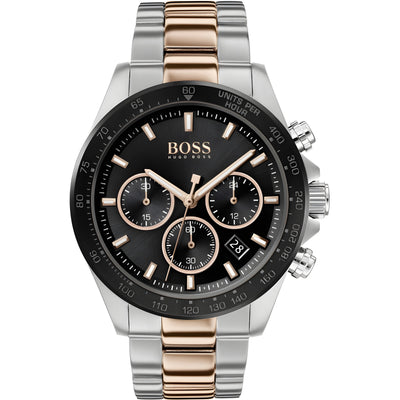 Ceas elegant Hugo Boss, gri, din oțel inoxidabil