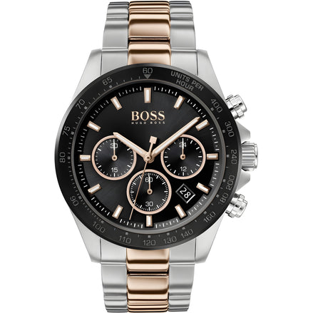 Ceas elegant Hugo Boss, gri, din oțel inoxidabil