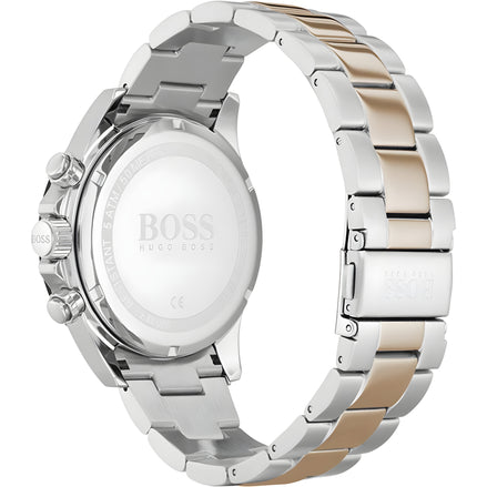 Ceas elegant Hugo Boss, gri, din oțel inoxidabil