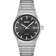 Hugo Boss Grey Stainless Steel Dress Watch