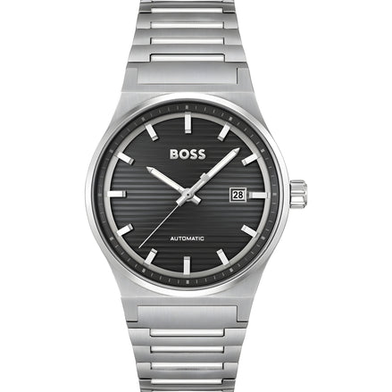 Ceas Hugo Boss elegant din oțel inoxidabil gri