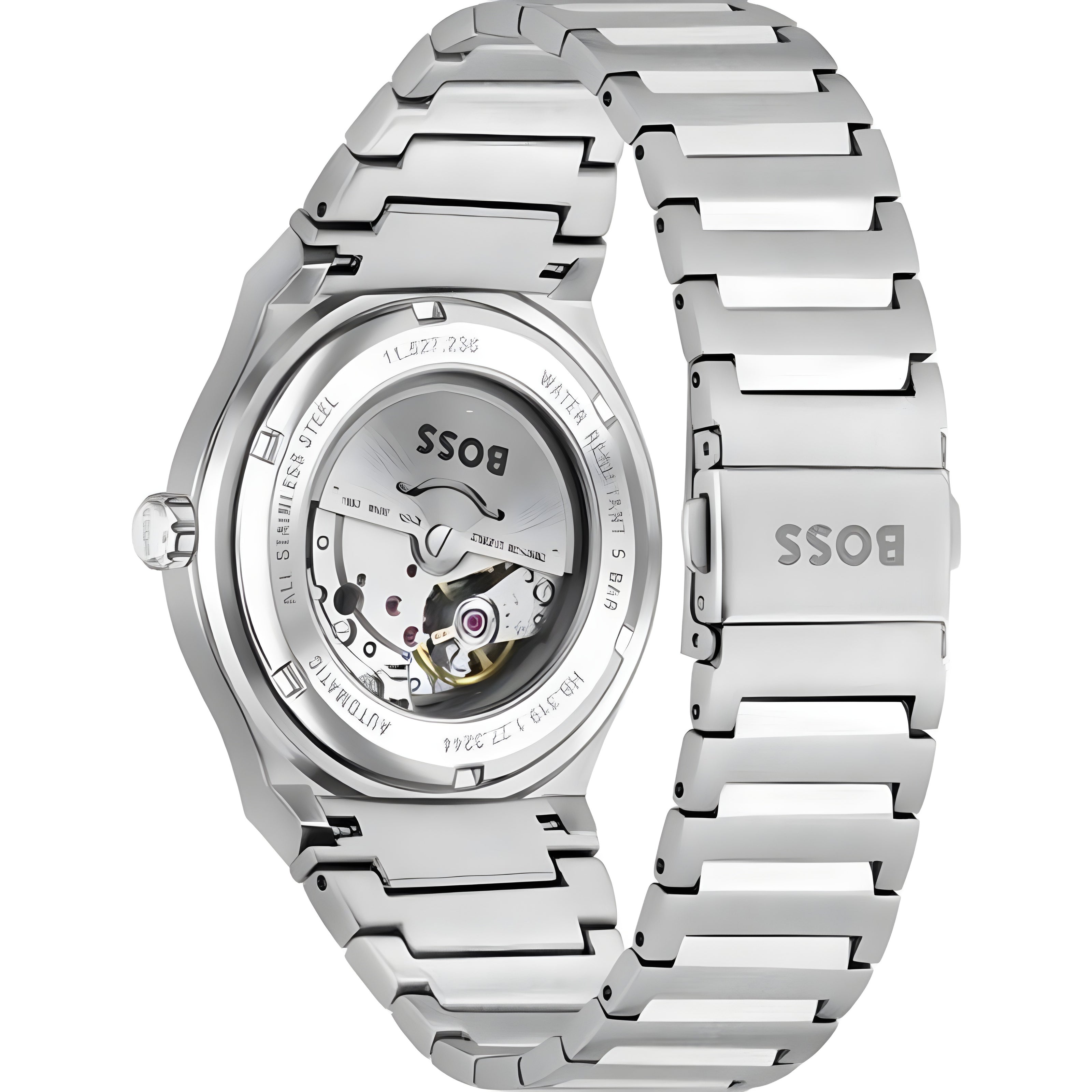 Hugo Boss Grey Stainless Steel Dress Watch
