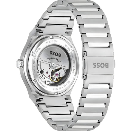 Ceas Hugo Boss elegant din oțel inoxidabil gri