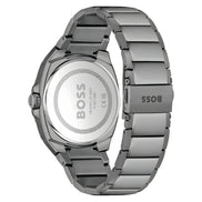 Hugo Boss Grey Stainless Steel Dress Watch