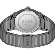 Hugo Boss Grey Stainless Steel Dress Watch