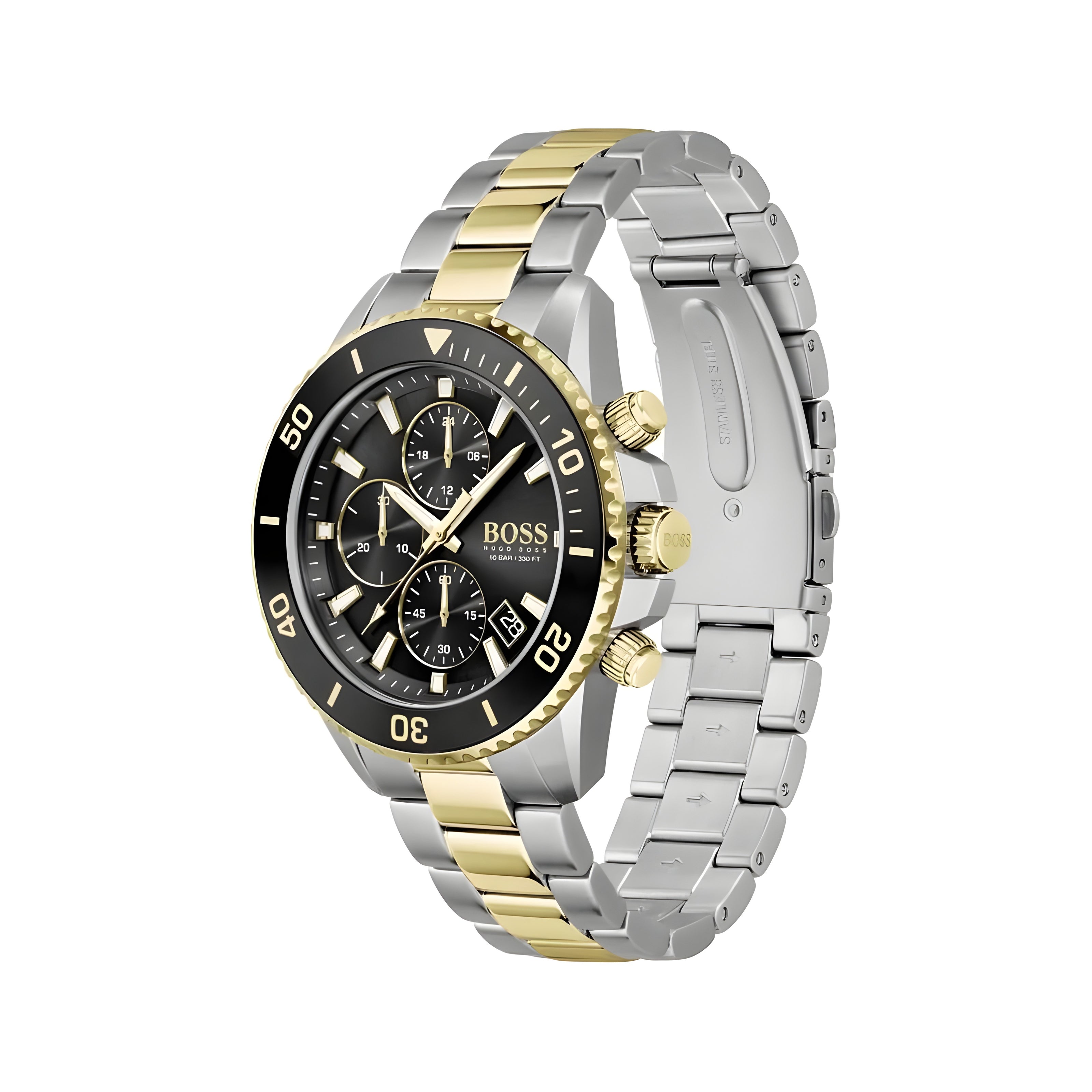 Hugo Boss Grey Stainless Steel Sport Watch