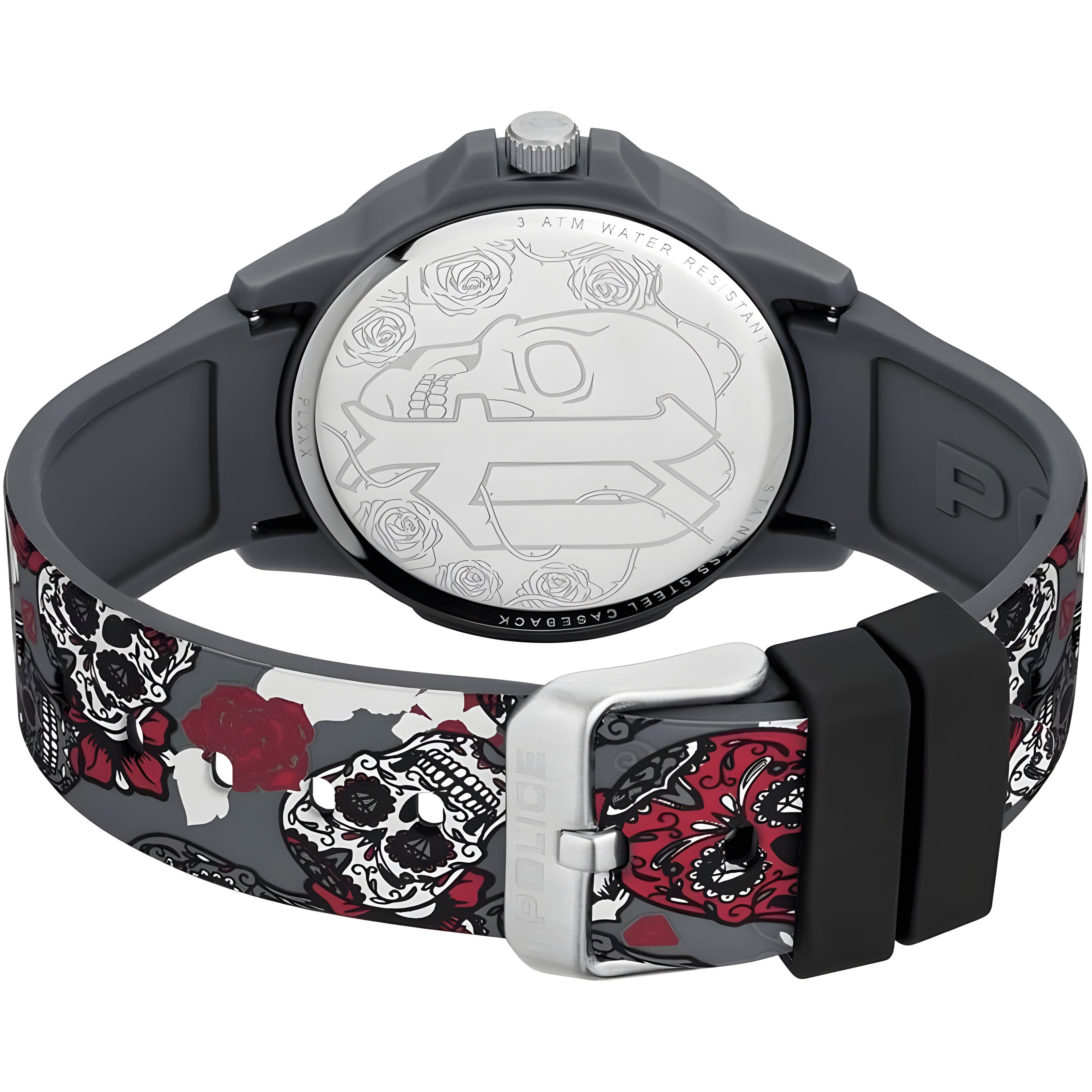 Police Grey Synthetic Sport Watch