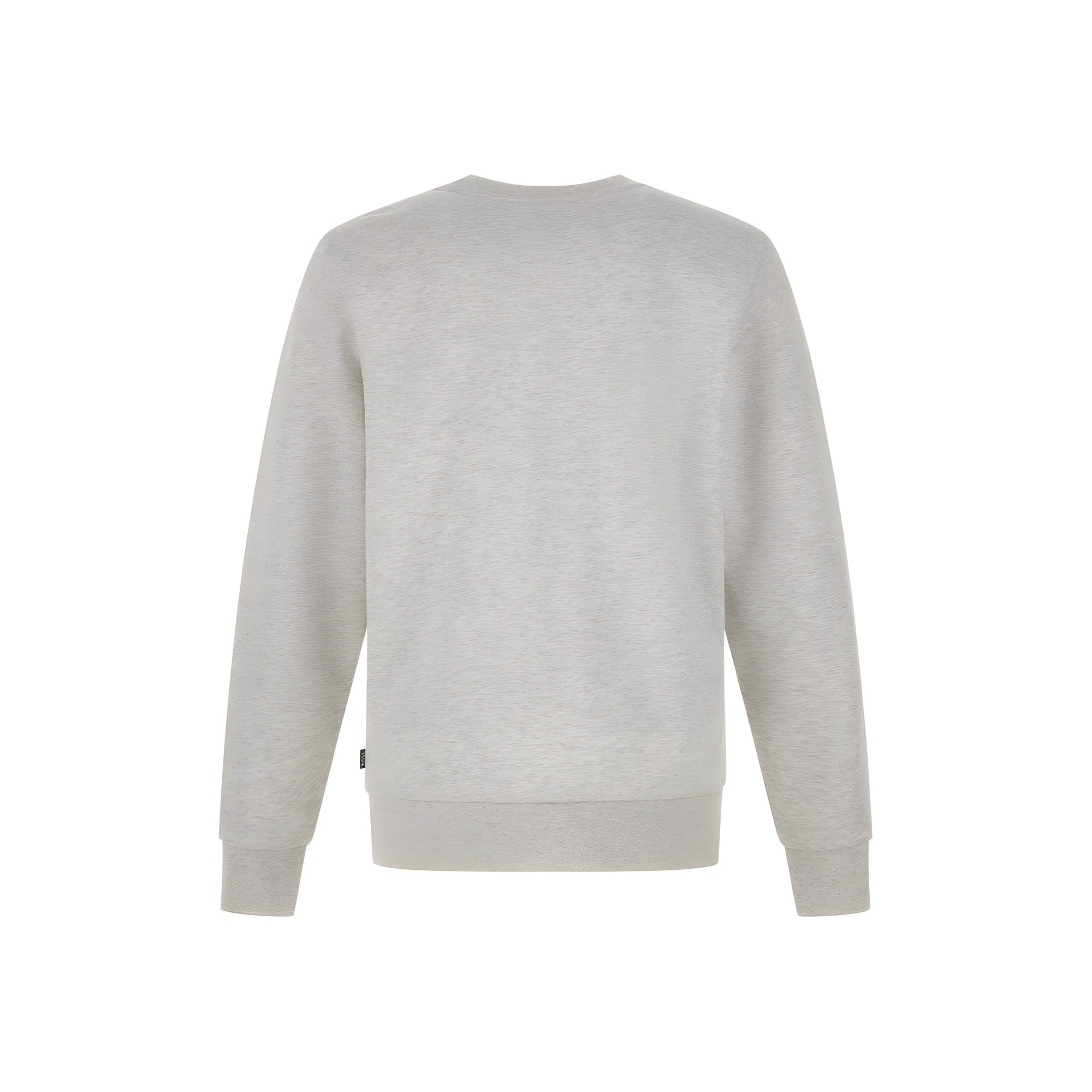 Hanorac din bumbac gri cu logo Hugo Boss