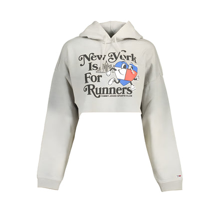 Hanorac Tommy Hilfiger gri din bumbac