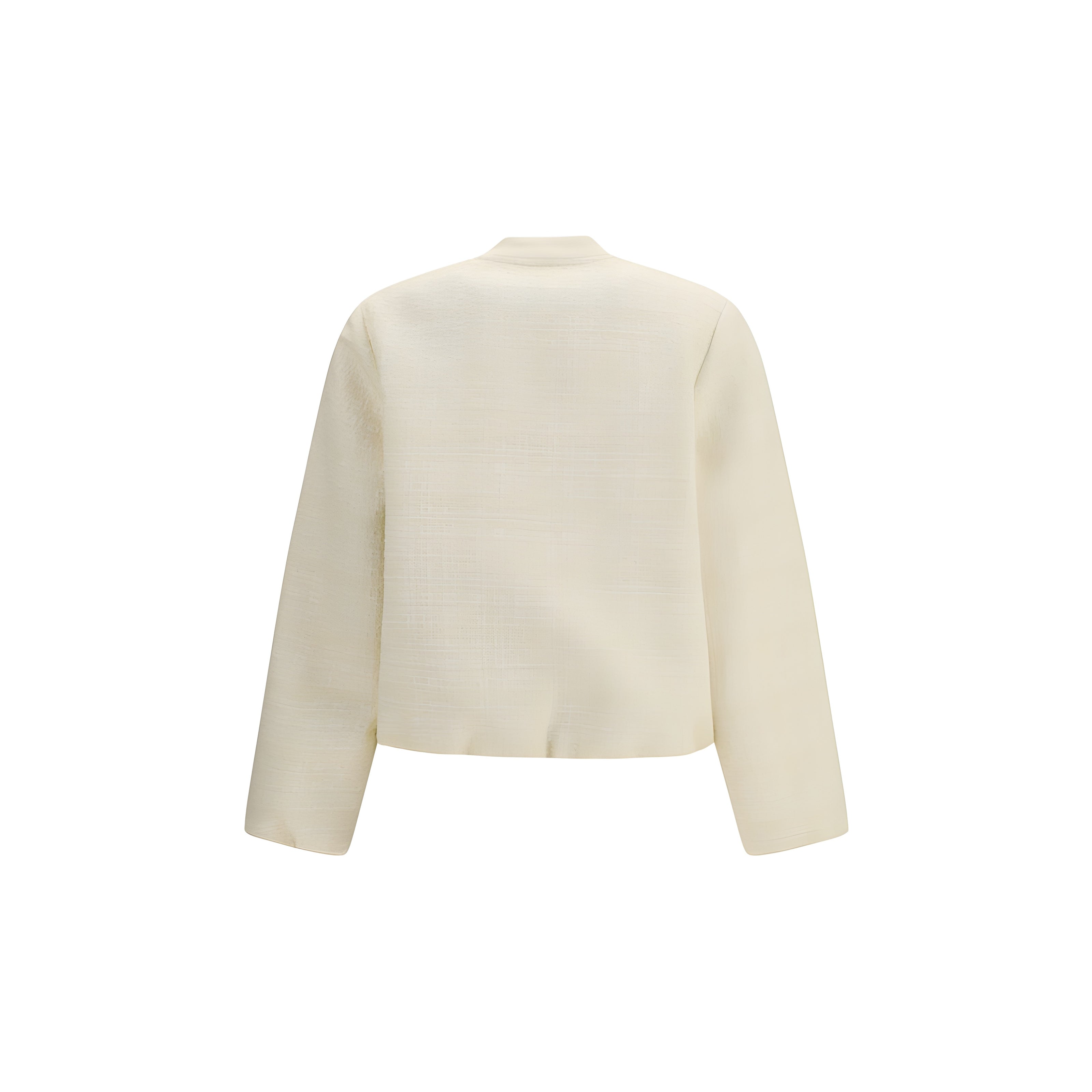 Gucci Beige Cotton Bomber Jacket
